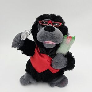 Tekky Dream Lovers Gorilla Sings 'I Broke A 1000 Hearts' Valentine Day Plush Y2K